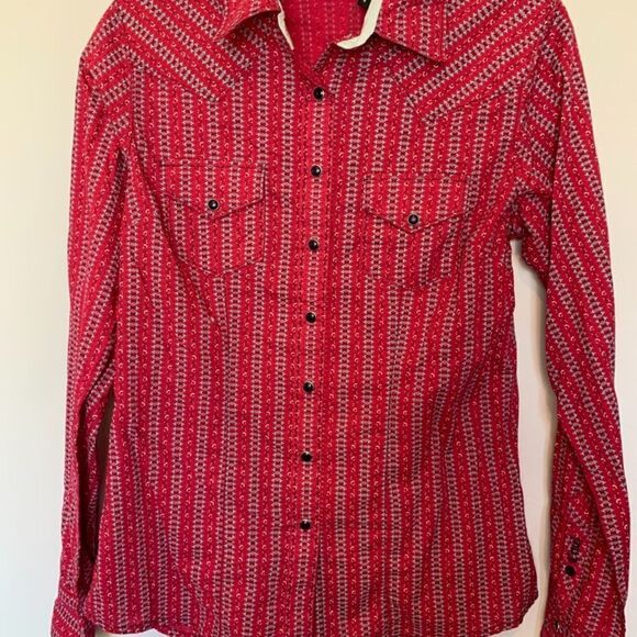 cruel Tops - Cruel Black Snap Button Long Sleeve Western Shirt